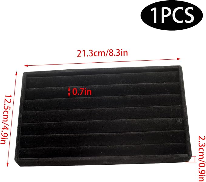 Velvet Jewelry Organizer Tray - Image 2