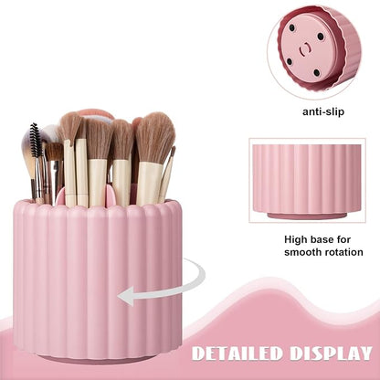 Anyoifax 360 Rotating Makeup Brush Holder 7 Slots Make Up Brush Organizer - Image 6