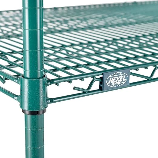 Nexel Economy Wire Shelving Starter Unit, 4 Tier, x 36"L, x 74"H - Image 7