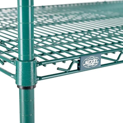 Nexel Economy Wire Shelving Starter Unit, 4 Tier, x 36"L, x 74"H - Image 7