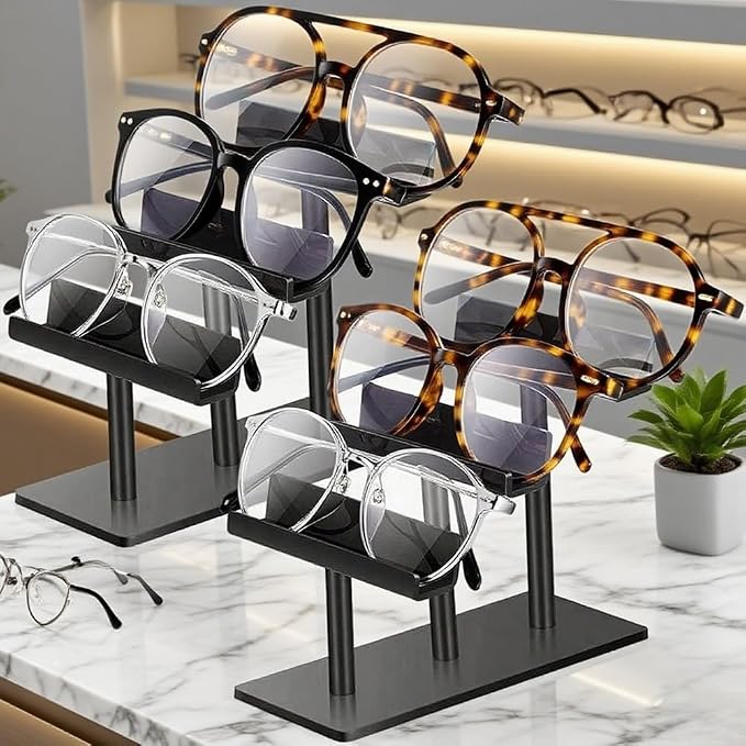 Set Of Two 3 Tier Acrylic Sunglasses Display Stands - Image 2