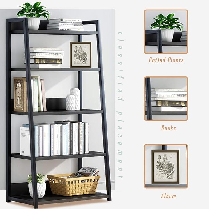 IOTXY 5 Tier Open Bookshelf - Image 4