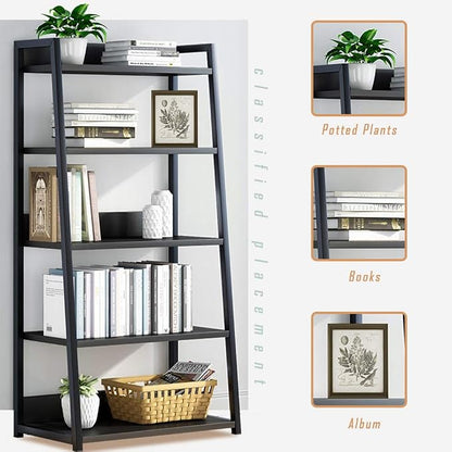 IOTXY 5 Tier Open Bookshelf - Image 4