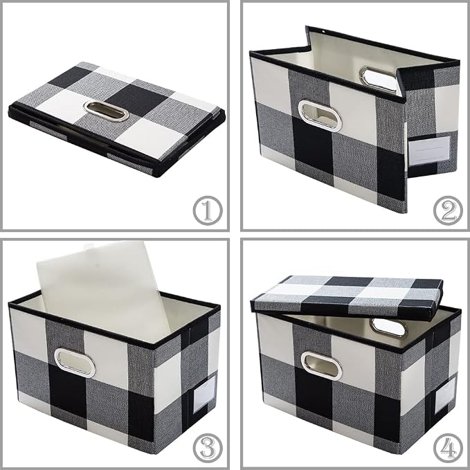 PRANDOM Large Collapsible Storage Bins - Image 4