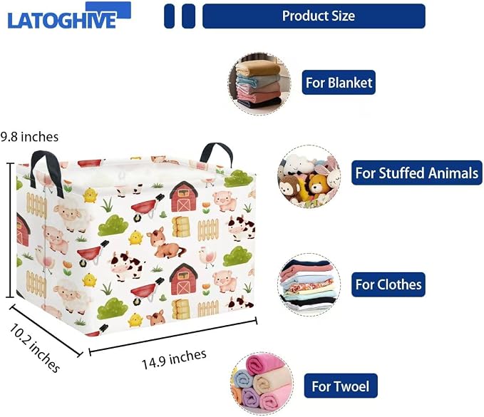 Rectangular Storage Basket Waterproof Storage Bin - Image 2