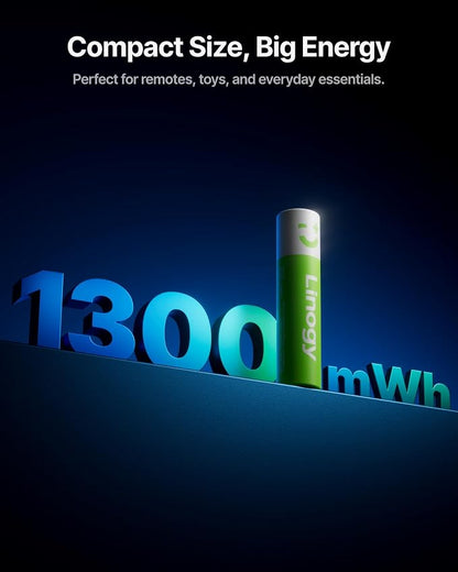 1.5V Rechargeable AAA Batteries Lithium-ion, 200 Cycles, Fast Charging - Image 4