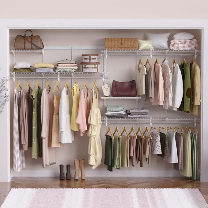 ClosetMaid ShelfTrack Wire Closet Organizer System, Adjustable from 7 to 10 Ft. - Image 2