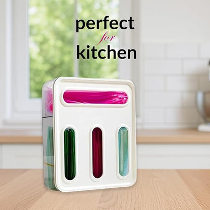 Storage Bag Organizer for Kitchen Drawer – 4 in 1 Plastic Baggie Organizer - Image 7