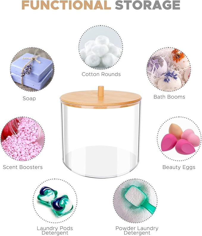 JYPS Large Capacity Laundry Pods Container - Image 7