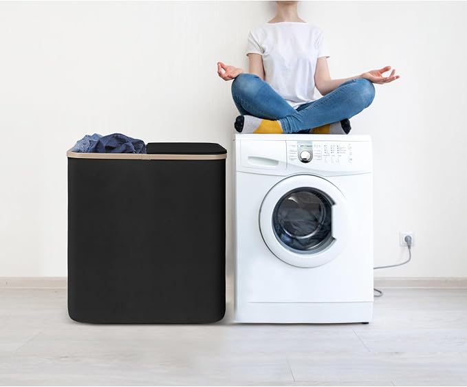 DOKEHOM 160L Double Laundry Basket - Image 8