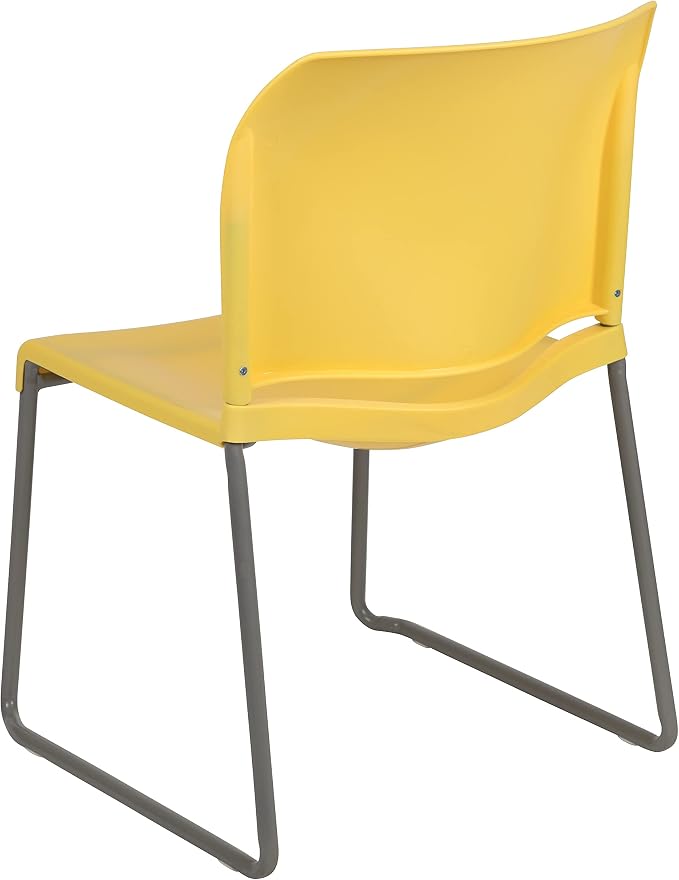 Flash Furniture HERCULES Series 880 lb. Capacity Yellow Full Back Contoured - Image 7