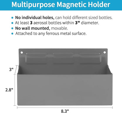 Magnetic Aerosol Spray Can Holder, Magnet Toolbox Bottle Holder, Tool Box - Image 2