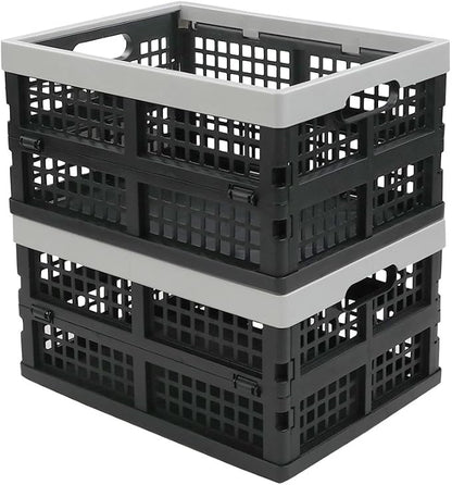 16-Liter Collapsible Storage Crates/Folding Milk Basket - Image 3