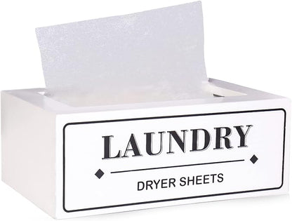 Dryer Sheet Holder Dispenser Container, Space Saving Laundry Room Organization by magicsewingmachine