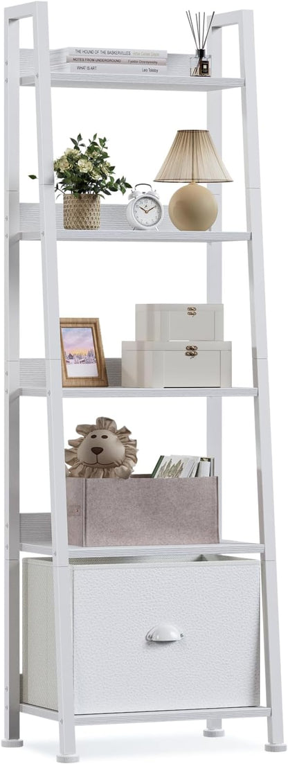 Furologee Ladder Shelf, 5 Tier Bookshelf by Furologee