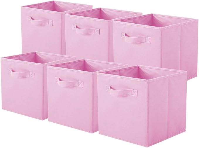 ShellKingdom Storage Bins, Foldable Fabric Storage Cubes And Cloth Storage by ShellKingdom