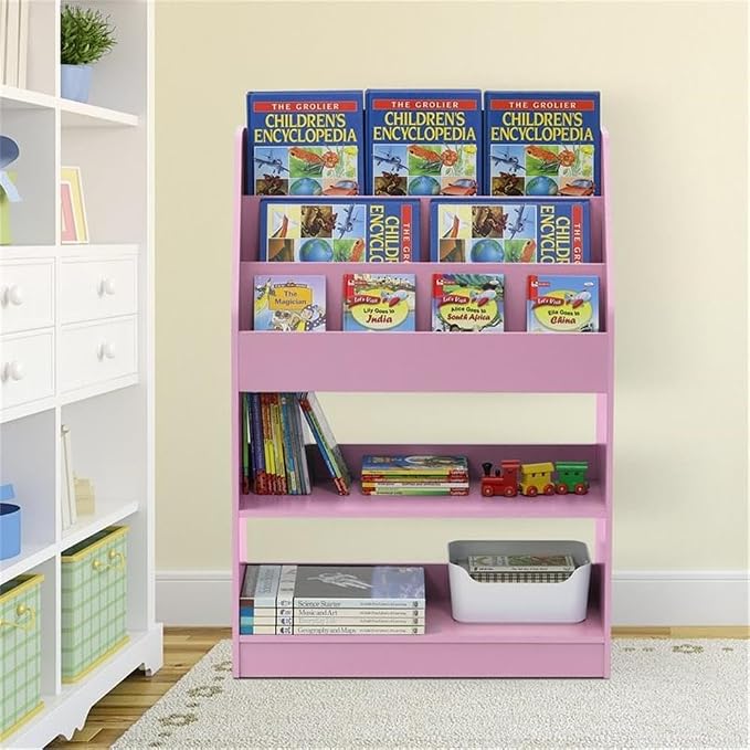 Furinno LOVA Book Shelf, 5-Tier Magazine Bookshelf, Bookcase - Image 2