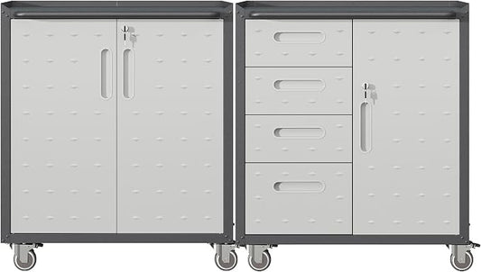 Metal Tool Cabinet, Garage Storage Cabinet System, Wall Cabinet & Locking by VIYET