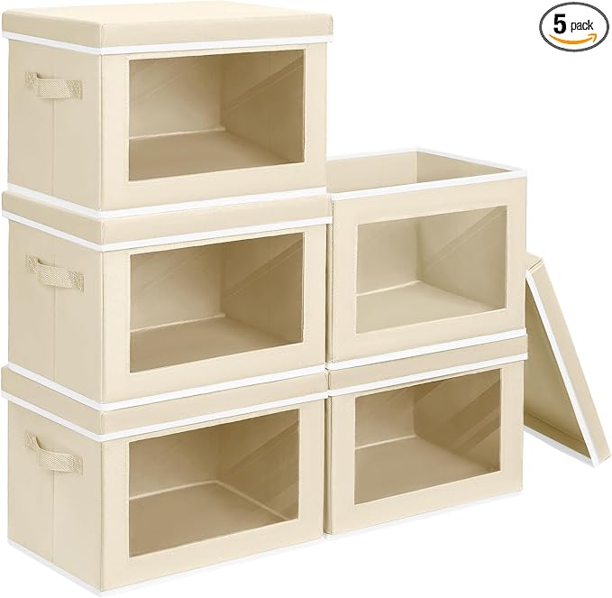 Homsorout Storage Cubes with Lids by Homsorout