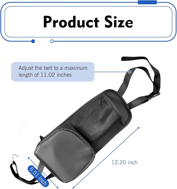 Car Seat Side Organizer, Holds Phones, - Image 2