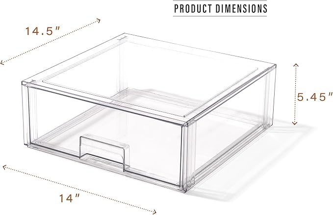 BINO | Stackable Storage Drawers, X-Large - Image 2