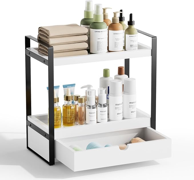 2-Tier Bathroom Organizer Countertop by Boulphia