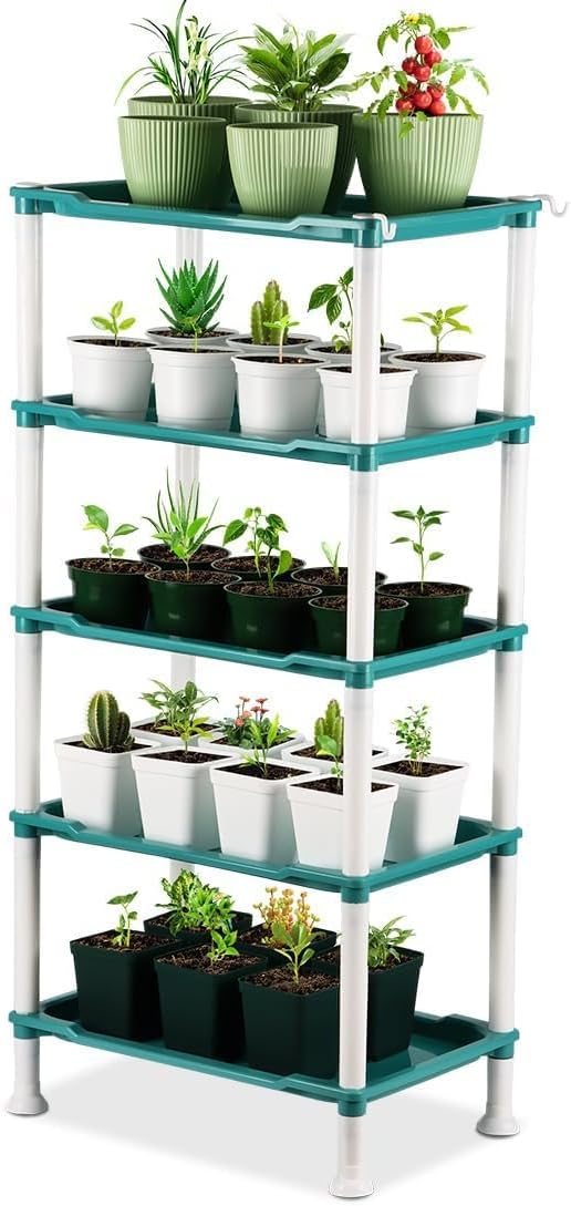 RooTrimmer 5-Tier Seed Starter Tray, Plant Stand Designed by RooTrimmer