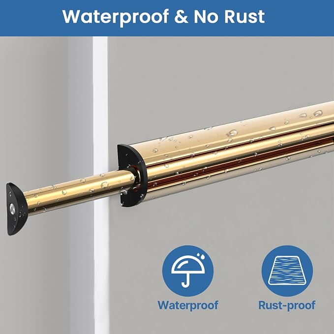 Valet Rod 14-Inch，Tenovel Pull-Out Closet Clothes Rust-Free Closet Hanging - Image 4