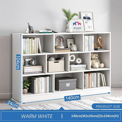 IOTXY Open Shelf Low Bookcase - Image 2