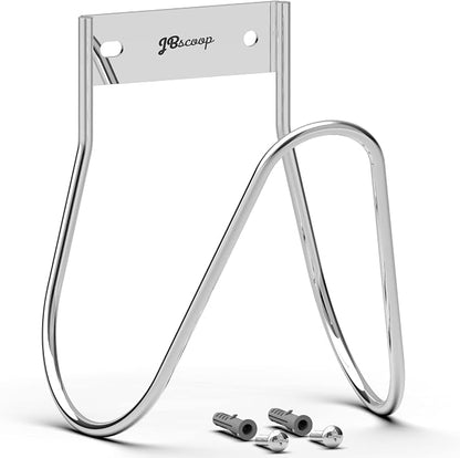 JBscoop Garden Hose Holder Stainless Steel Small Wall Mount Garden Hose Hook - Image 5