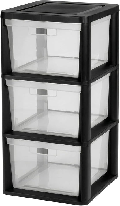 3 Drawer Plastic Storage Tower Craft Organizer Chest by Unknown