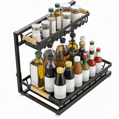 Expandable 2-Tier Under-Sink Organizer - Image 7