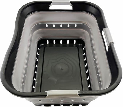 SAMMART 42L Collapsible Plastic Laundry Basket by SAMMART