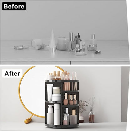 Rotating Makeup Organizer for Vanity, 360 Spinning Skincare Organizers - Image 5