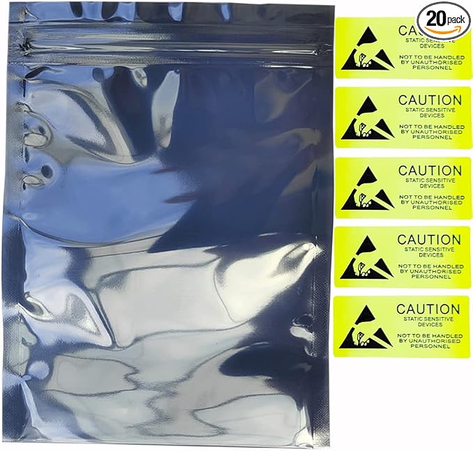20pcs 11.8x15.7in/30x40cm Large Anti Static Bags by Mantianstar
