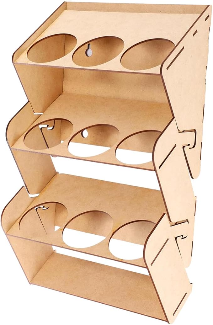 Generic Spray Can Holder Storage Rack Workspace Premium Professional Wood Wall - Image 7