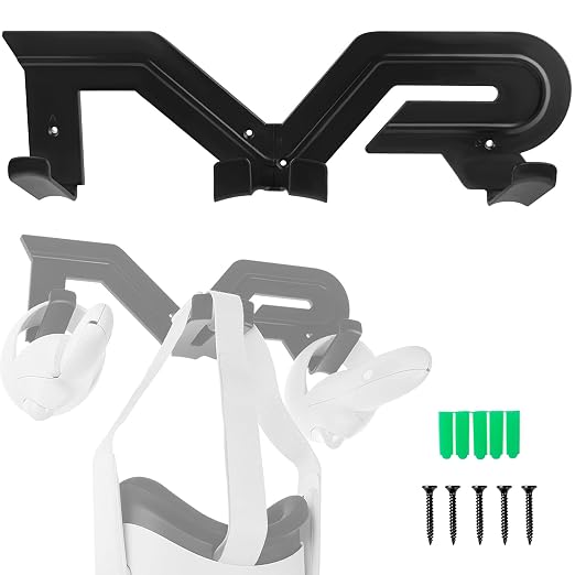 Geekria VR Wall Mount Storage Stand Compatible by GEEKRIA