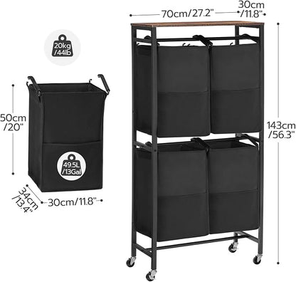 HOOBRO Laundry Sorter, Laundry Basket - Image 3