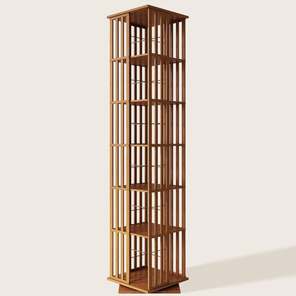 XIMN 360° Rotating Bamboo CD/DVD Shelf by ModernLivingPerfected