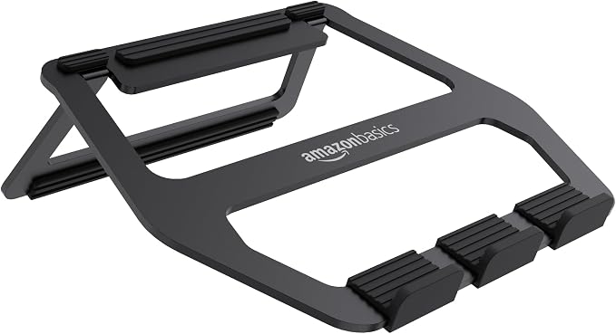 Amazon Basics Aluminum Portable Foldable Laptop Support Stand by AmazonBasics