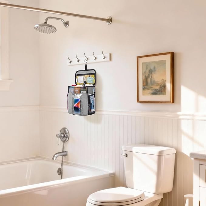 Lifewit Mesh Shower Caddy Bag Portable, Quick Dry Hanging Bathroom Organizer - Image 10