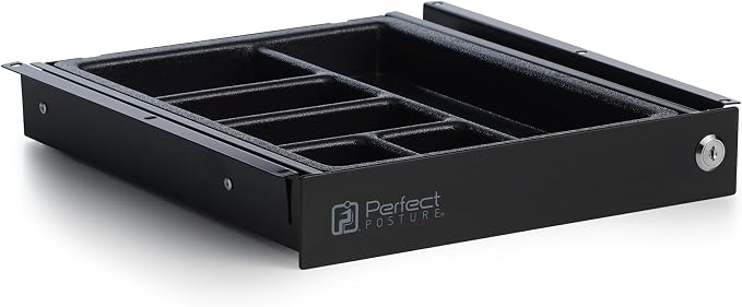 PERFECT POSTURE Max Under Desk Storage Drawer – Large Desk Drawer by PerfectPosture