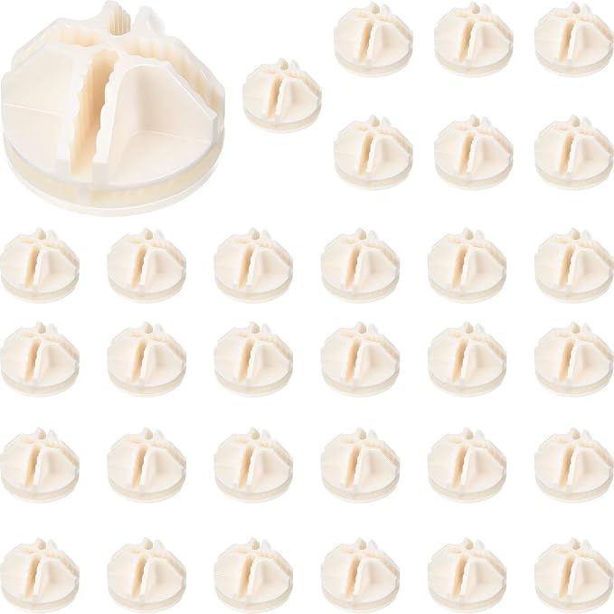 32 Pieces Cube Connectors Plastic Storage Wire Cube Organizer ABS Connectors by Jovitec