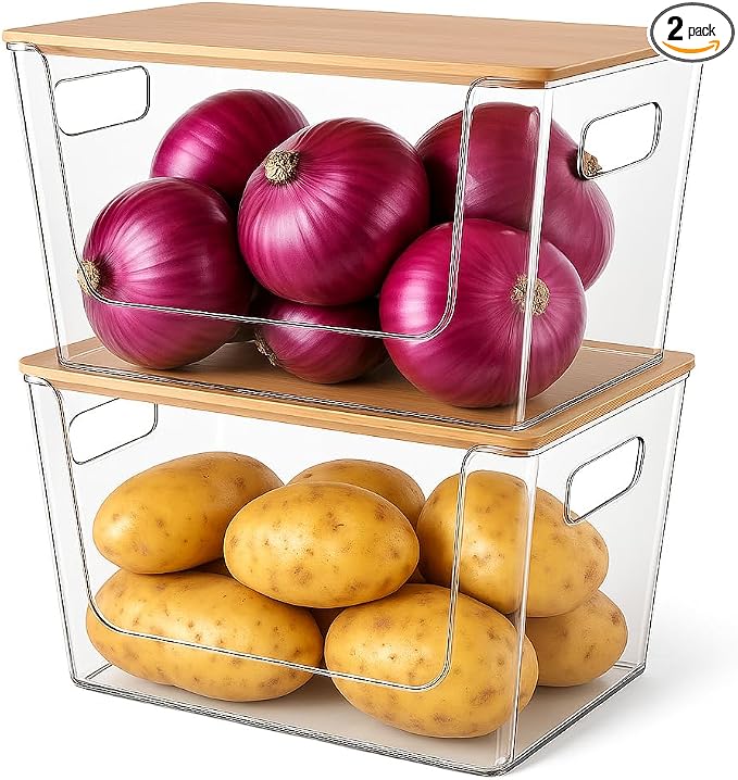 2 Set Pantry Organizers and Storage by CiWiVOKi