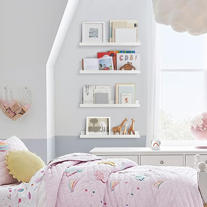 Forbena 24 Inch Floating Nursery Book Shelves - Image 5