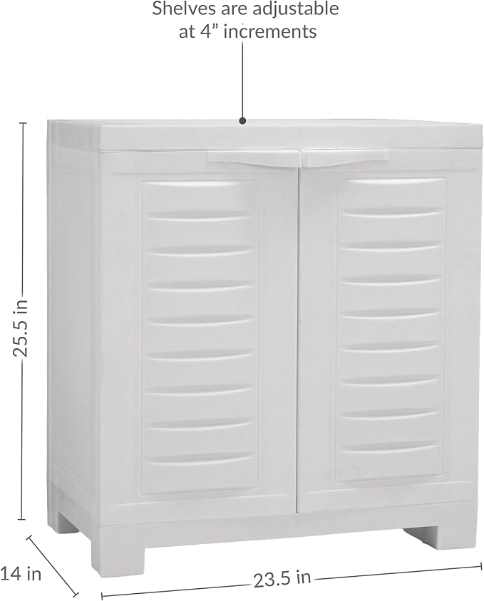 Sunnydaze 25.5" Garage Storage Cabinet - Image 3