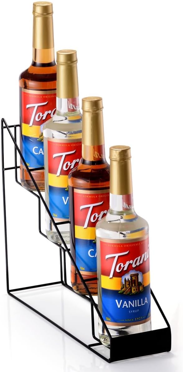 Coffee Syrup Rack for Coffee Bar Accessories, Fits by kimilus