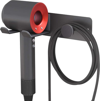 Hair Dryer Holder Wall Mounted, Stainless Steel Self Adhesive Blow Dryer Holder by FLE