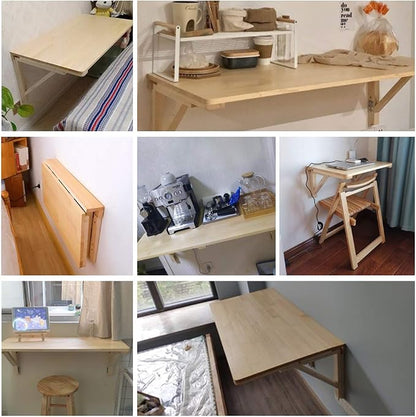 MM MELISEN Wood Folding Desk - Image 8