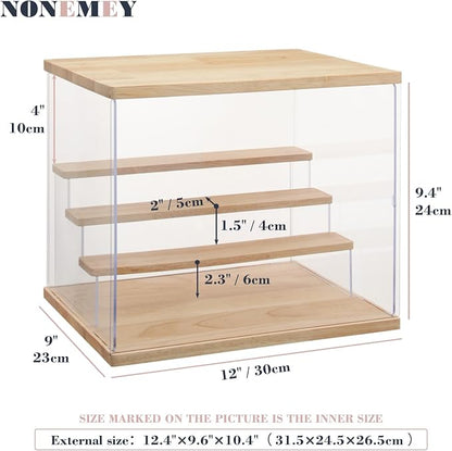 NONEMEY Clear Acrylic Display Case Stand - Image 5